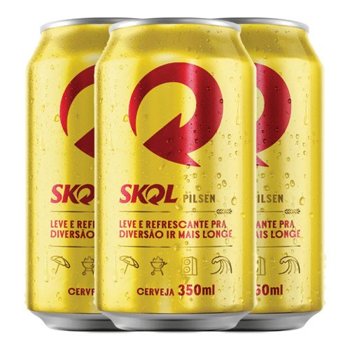 Cerveja Skol 350 Ml
