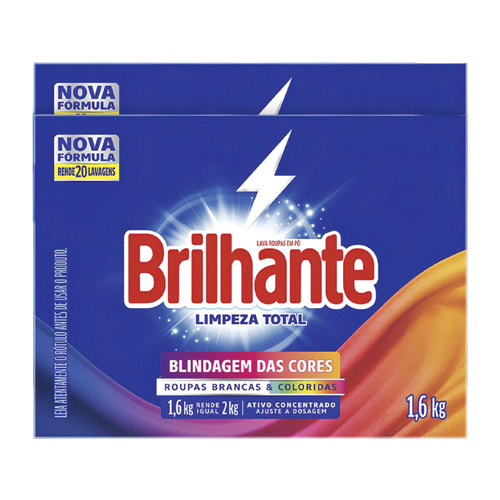 Sabão em Pó Brilhante 1,6 Kg