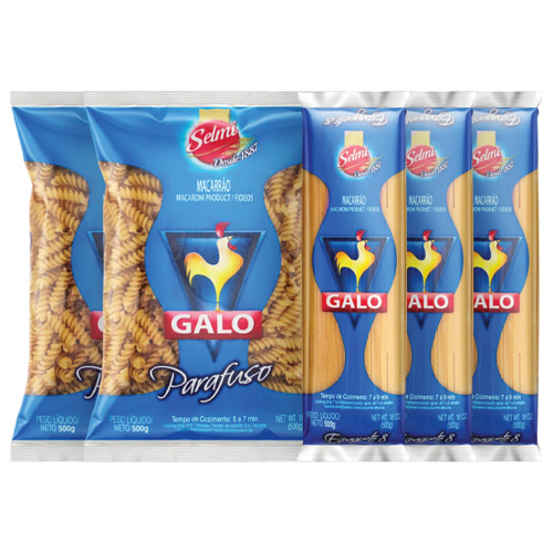 Macarrão Galo Azul 500 Gr