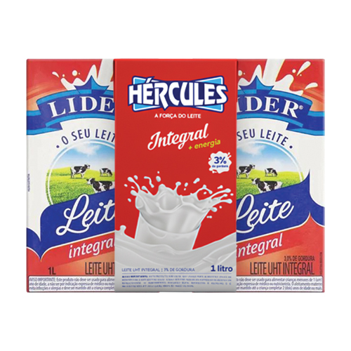 Leite Lider ou Hércules 1 Lt